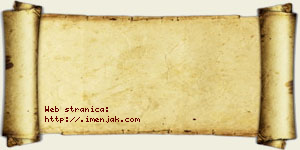 Jovana Šaranac vizit kartica